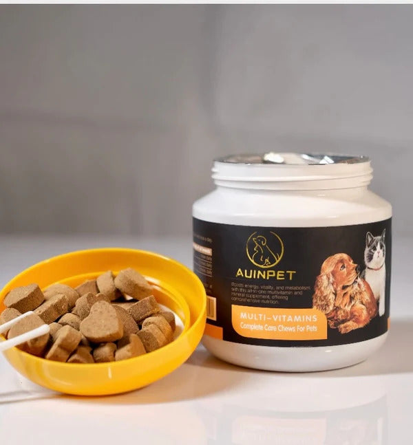 AUINPET MULTI-VITAMINS Complete Care Chews For Pets 180G