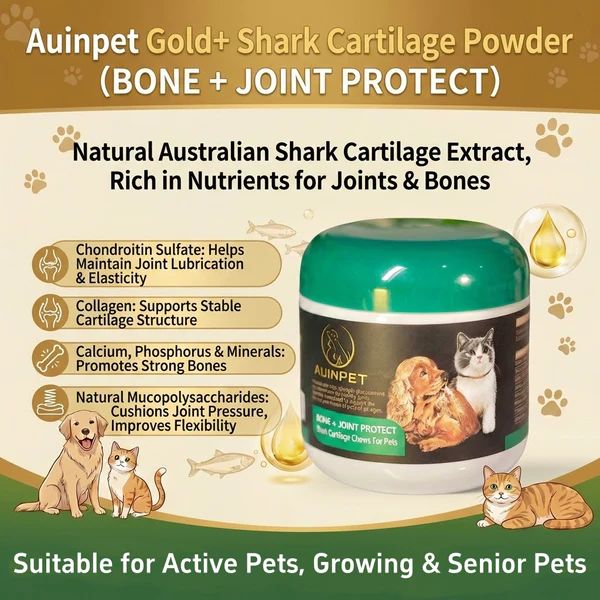 AUNPET Bone Joint Protect Shark Cartilage Chews For Pets180g