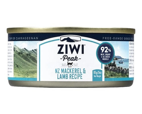 ZIWI PEAK CAT CAN  MACKEREL & LAMB 85G