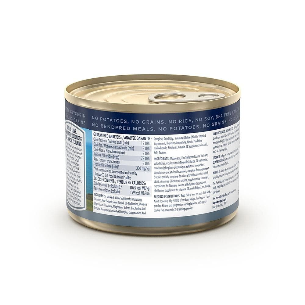 ZIWI PEAK CAT CAN MACKAREL 185G