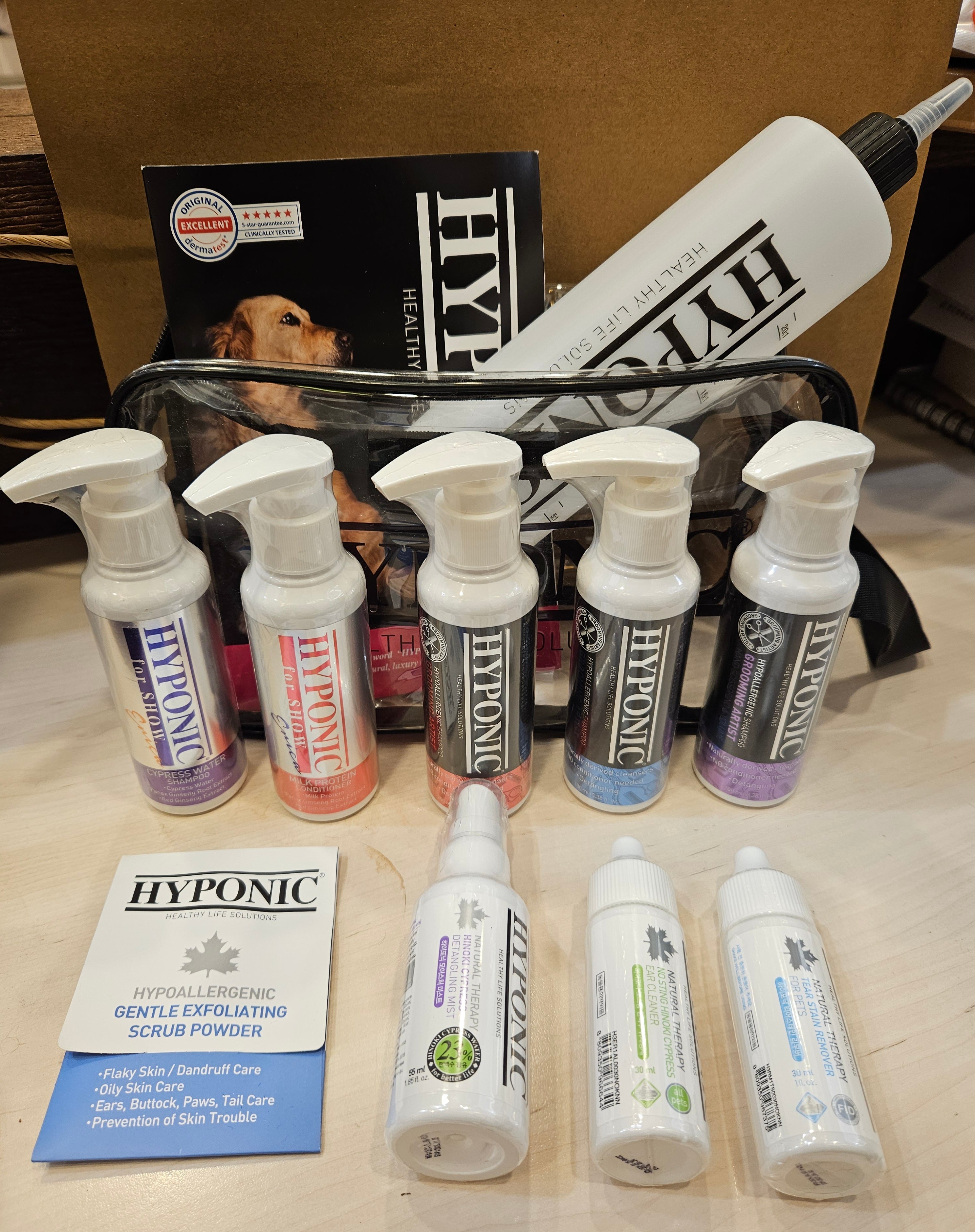 Hyponic Dog Show Professional Sample Kit Groomer (ONE PER CUSTOMER)