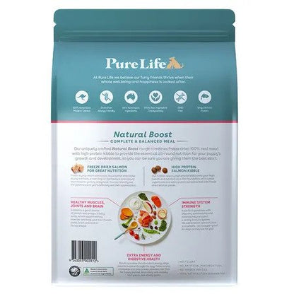 PURE LIFE NATURAL BOOST DRY PUPPY FOOD SALMON 1.8KG