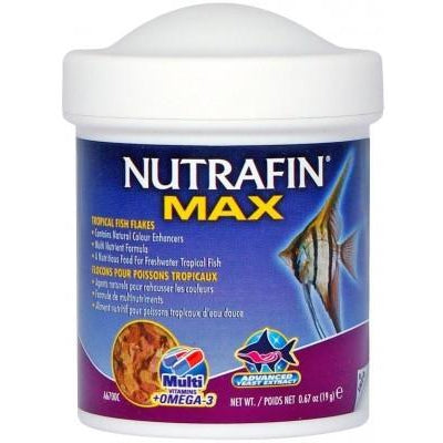 NUTRAFIN MAX TOPICAL FISH FLAKES FOOD 19G