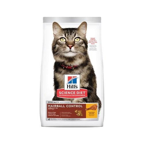 HILLS SCIENCE DIET ADULT CAT HAIRBALL CONTROL MATURE 7+ DRY FOOD 2KG
