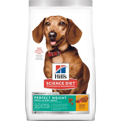 HILLS SCIENCE DIET CANINE ADULT PERFECT WEIGHT SMALL BREEDS DRY FOOD1.81KG
