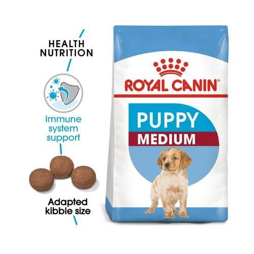 ROYAL CANIN MEDIUM JUNIOR PUPPY DRY FOOD 4KG