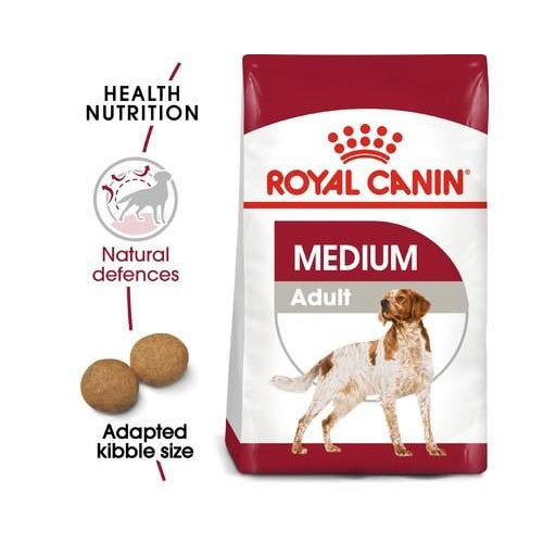 ROYAL CANIN MEDIUM ADULT DRY DOG FOOD 4KG