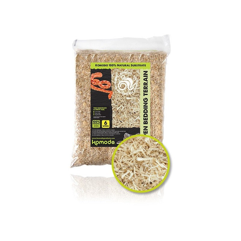 KOMODO ASPEN SNAKE BEDDING 6L