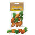 Rosewood Small Animal Activity Toys Rosewood 6 Pk Woodies Play Carrots