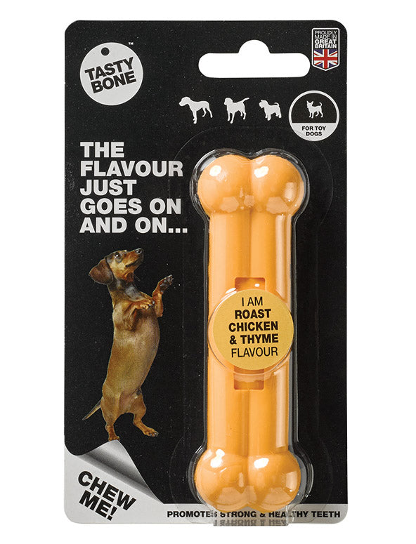 TASTY BONE NYLON ROAST CHICKEN & THYME TOY