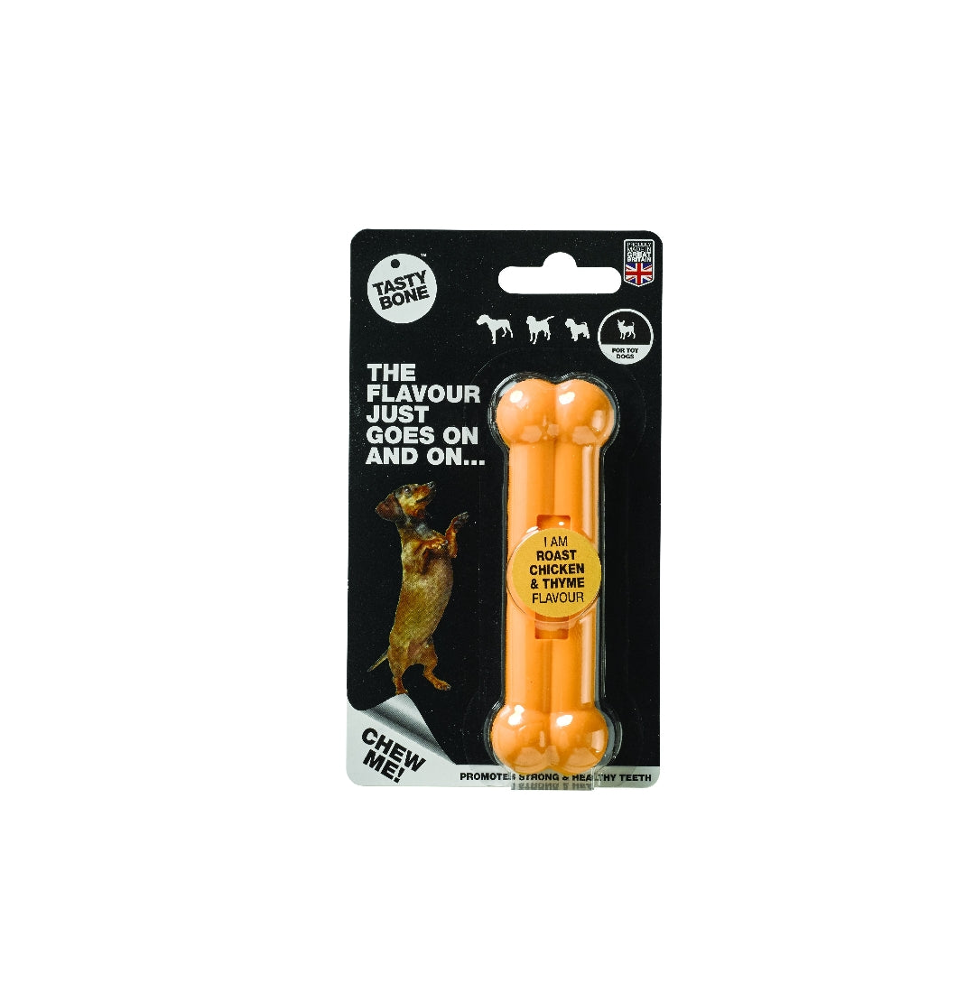 TASTY BONE NYLON ROAST CHICKEN & THYME TOY