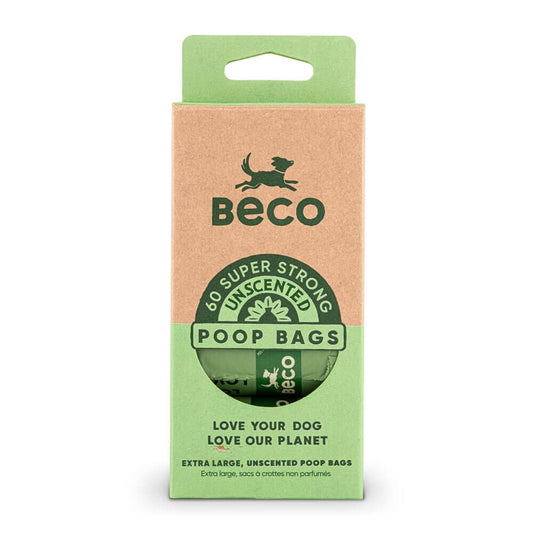 BECO ECO FRIENDLY BAGS FOR DOGS - 60 PACK - PAMPERED PETZ HORNSBY