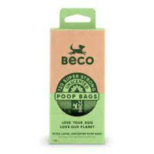 BECO ECO FRIENDLY BAGS FOR DOGS - 120 PACK - PAMPERED PETZ HORNSBY