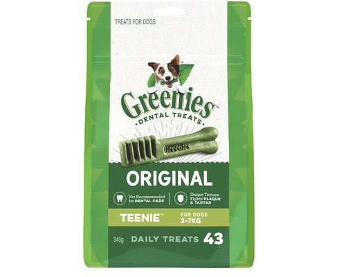 GREENIES ORIGNAL TREAT PACK TEENIE 340G