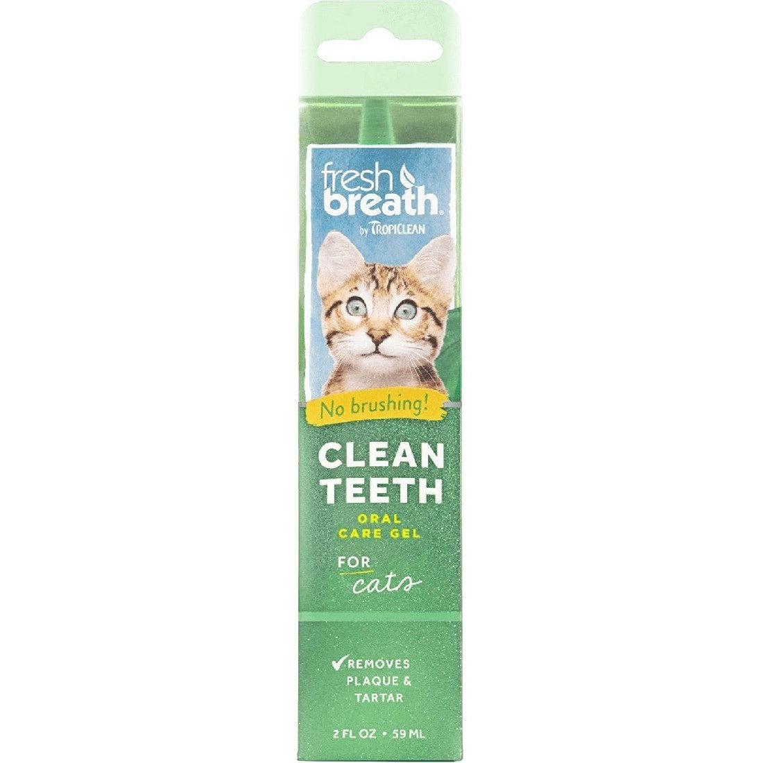 TROPICLEAN FRESH BREATH CLEAN TEETH GEL FOR CATS 59ML