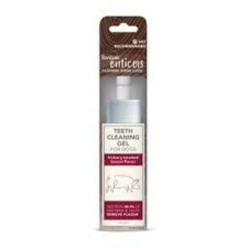 TROPICLEAN ENTICERS TEETH CLEANING GEL FOR DOGS HICKORY SMOKED BACON 59ML