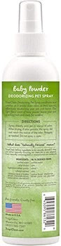 TROPICLEAN DEODORIZING PET SPRAY BABY POWDER 236ML