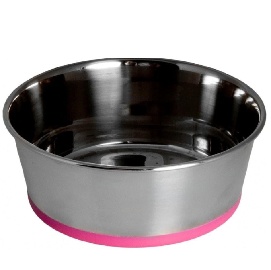 ROGZ SLURP S/STEEL BOWL EXTRA LARGE PINK