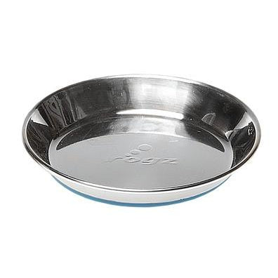 ROGZ ANCHOVY STAINLESS STEEL CAT BOWL BLUE