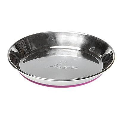 ROGZ ANCHOVY STAINLESS STEEL CAT BOWL PINK