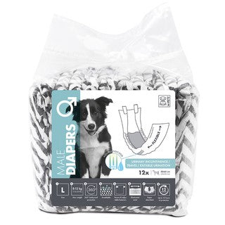 M-PETS DIAPERS FOR MALE DOG LARGE