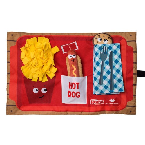 NINA OTTOSSON INTERACTIVE SNUFFLE ACTIVITY PUZZLE MAT FOR DOGS FAST FOOD