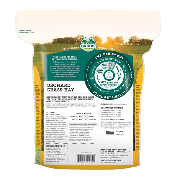 OXBOW ORCHATD GRASS HAY 425G