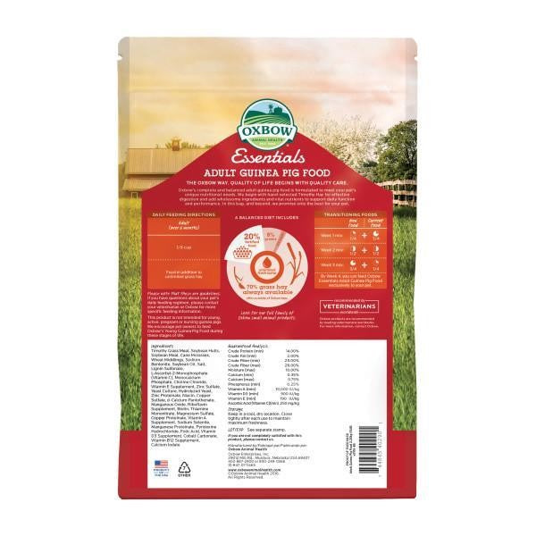 OXBOW ADULT GUINEA PIG FOOD 2.25KG
