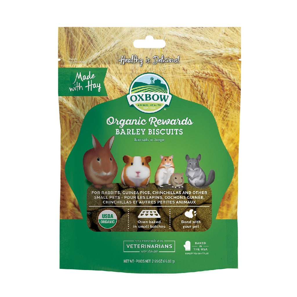 OXBOW ORGANIC BARLEY BISCUITS 75G