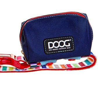DOOG WALKIE POUCH NAVY WITH RED SIPPER