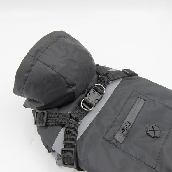 LOUIE LIVING RAINCOAT - BLACK/SMALL