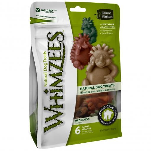 WHIMZEES DENTAL LARGE HEDGEHOOG 6 PACK