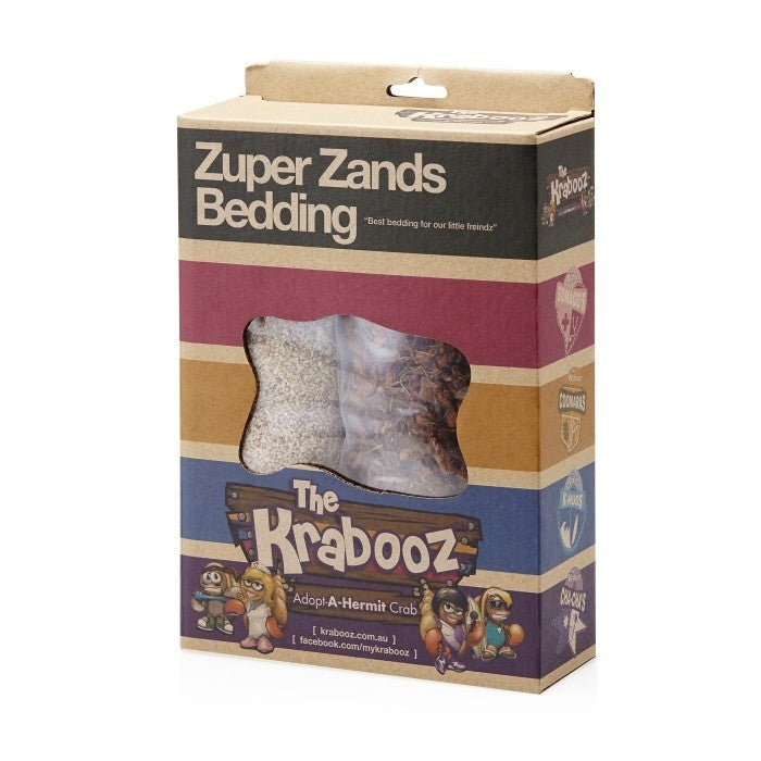 THE KRABOOZ ZUPER ZANDS HERMIT CRAB BEDDING