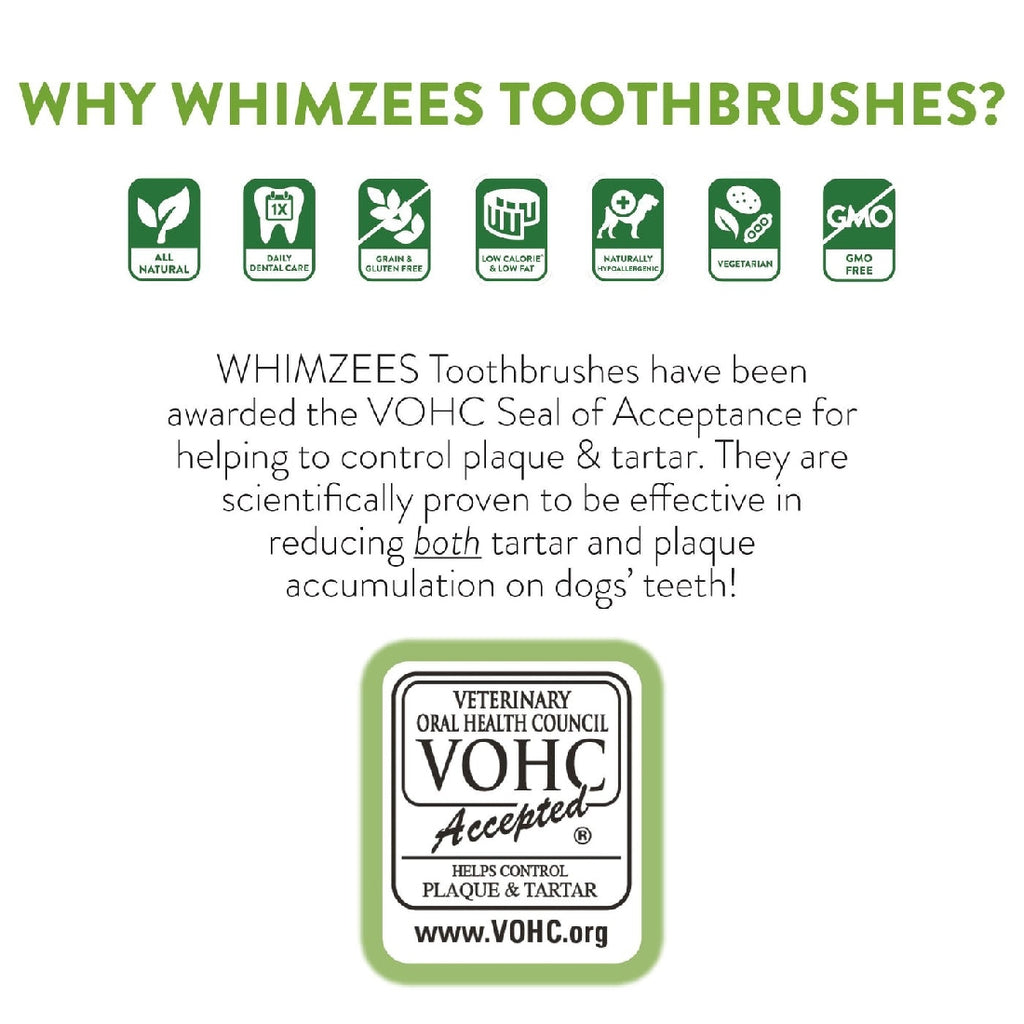 WHIMZEES DENTAL TOOTHBRUSH STAR MEDIUM 12 PACK