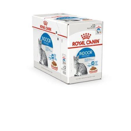 ROYAL CANIN CAT POUCHES INDOOR GRAVY 12X85G