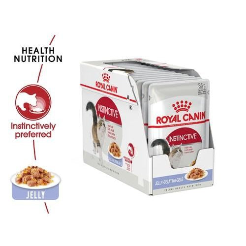 ROYAL CANIN INSTINCTIVE JELLY ADULT CAT WET FOOD 12X85G