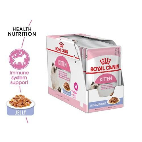 ROYAL CANIN KITTEN JELLY KITTEN WET FOOD 12X85G