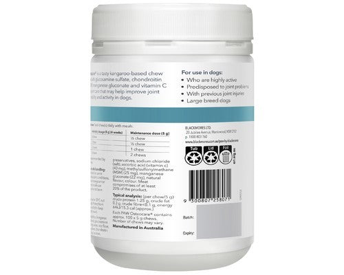 PAW BLACKMORES OSTEOCARE 500G