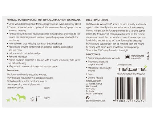 PAW BLACKMORES Manuka Wound Gel 25g