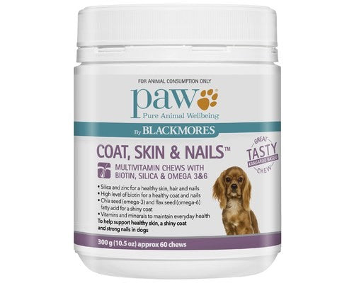 PAW BLACKMORES COAT SKIN AND NAILS CHEW 300G: