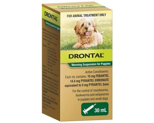 DRONTAL WORMING SUSPENSION FOR PUPPIES 30ML