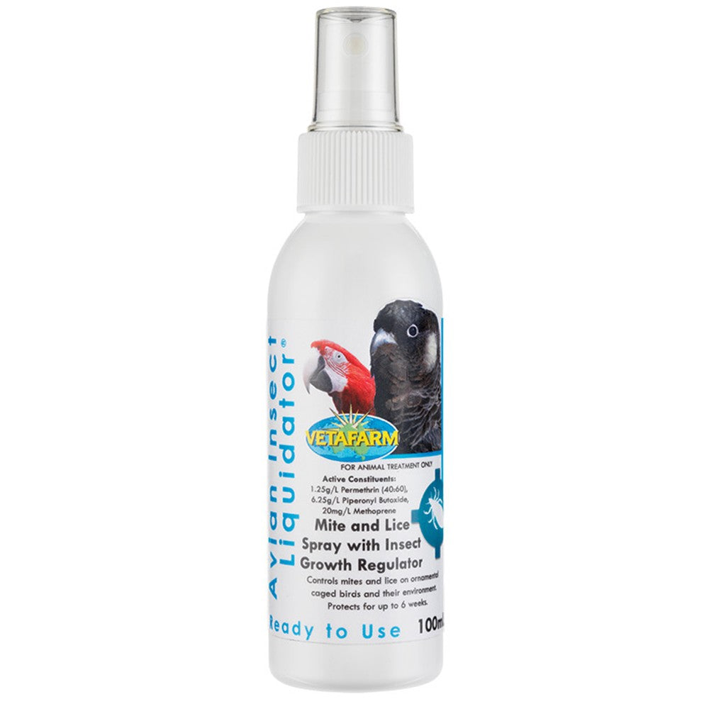 VETAFARM AVIAN INSECT LIQUIDATOR READY TO USE 100ML