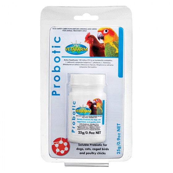 VETAFARM PROBOTIC FOR BIRDS 25G
