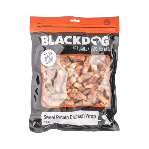BLACKDOG CHICKEN AND SWEET POTATO WRAP 1KG
