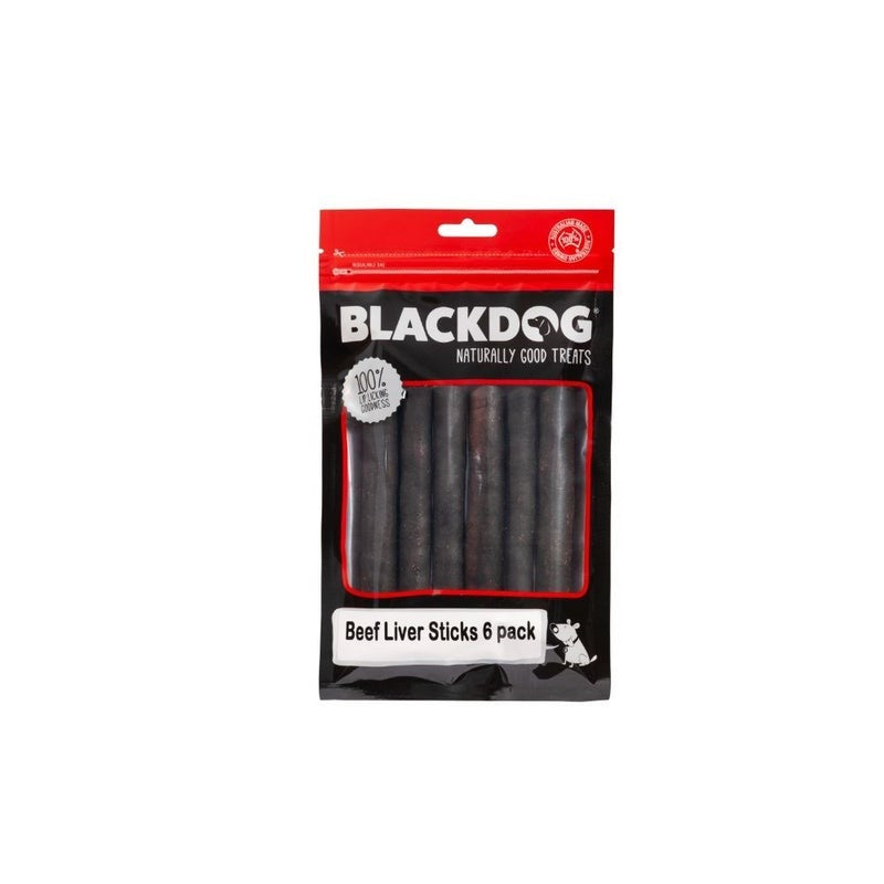 BLACKDOG BEEF LIVER STICKS 6PK
