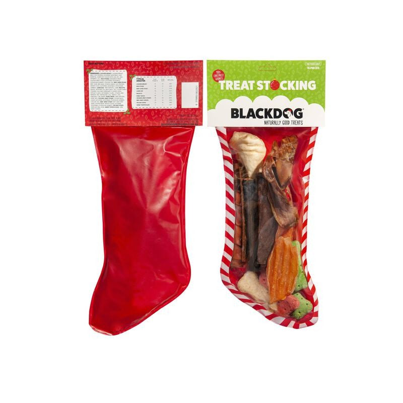 BLACKDOG XMAS STOCKINGS ASSORTED TREATS