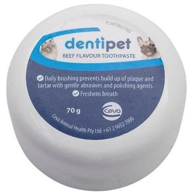 DENTIPET BEEF TOOTHPASTE 70GM