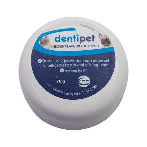 DENTIPET TOOTHPAST CHICKEN FLAV 70G