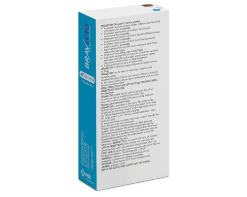 BRAVECTO CHEW FOR LARGE DOGS (20-40KG) BLUE (1PK) - PAMPERED PETZ HORNSBY