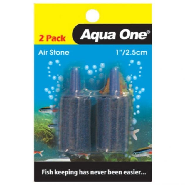 AQUA ONE AIRSTONE 2.5CM 2PK